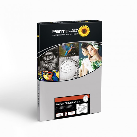 PermaJet Watercolour Rag 310gsm A3+ - 25 Sheets 
